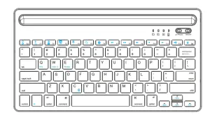 Keyboards BK230 Dual Channel Bluetooth Keyboard