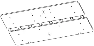 Desks Electric Single Motor Standing Desk - part list 11