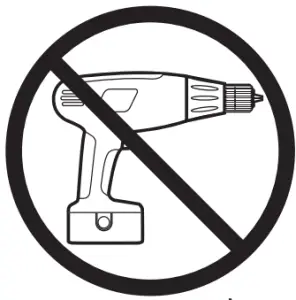 Desks Electric Single Motor Standing Desk - power drill