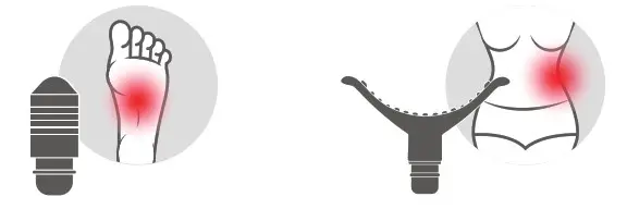 percussion Y8-1 Massage Gun - Massage Heads 3