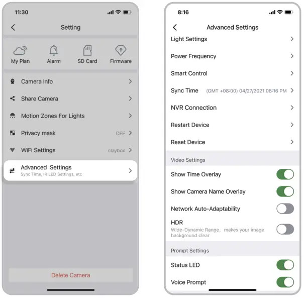 X-SENSE S21 Outdoor Wifi Spotlight Camera fig30