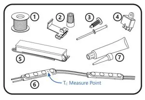 GE current GEPMH2471-W1B Tetra PowerMAX Snap SS LED Lighting System - Components