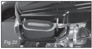 SANLI SSP550 Lawn Mower - Air filter 2