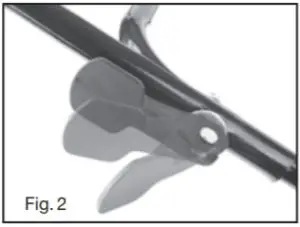 SANLI SSP550 Lawn Mower - Assembly of handles 2