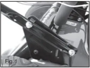 SANLI SSP550 Lawn Mower - Assembly of handles