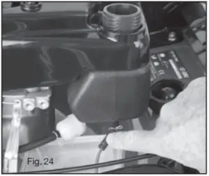 SANLI SSP550 Lawn Mower - Oil changing 2