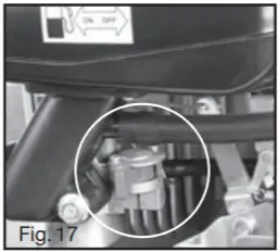 SANLI SSP550 Lawn Mower - Starting the engine 2