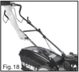 SANLI SSP550 Lawn Mower - Starting the engine 3
