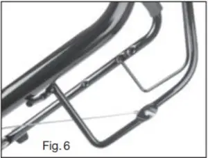 SANLI SSP550 Lawn Mower - throttle cable