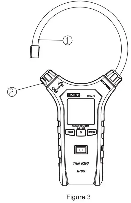 UNI-T UT281E True RMS Flex Clamp User Manual - Figure 3