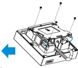 Akuvox A01X IP Door Phone -Back Cover Installaon 1