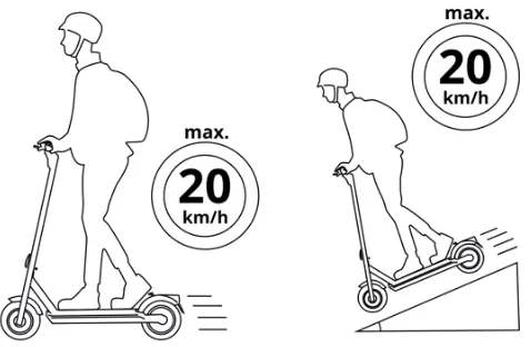 SOFLOW 300 430 02 SO4 Pro Electric Scooter - driving