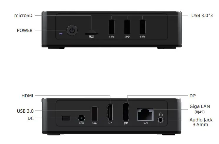 GMKTEC KB3 NUCBOX3 4K Windows 11 Mini PC Box User Manual - Product Overview