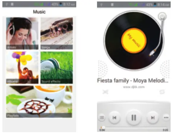 Smooth SM6521 Smartphone - Music