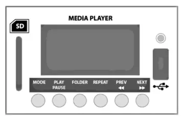 adastra SA-180 Secure Wall Amplifier with UHF Microphone 7