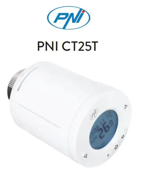 PNI CT25T Thermostatic Head User Manual