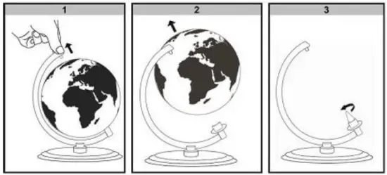 BERGSTROM H810 Globe Touch Lamp - Assembly