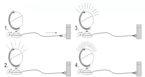 BERGSTROM H810 Globe Touch Lamp - Connect