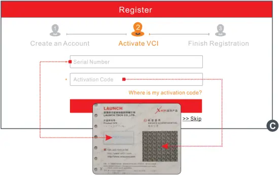 X-431 V - Register 3