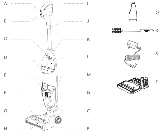 Tineco iFloor Series Cordless Vacuum and Floor Washer FIG 1