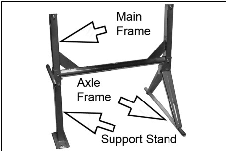 Clarke CCM125D 125L Concrete Cement Mixer - ASSEMBLY 1