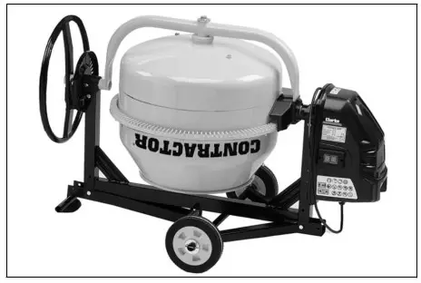 Clarke CCM125D 125L Concrete Cement Mixer - CARE AND MAINTENANCE 1