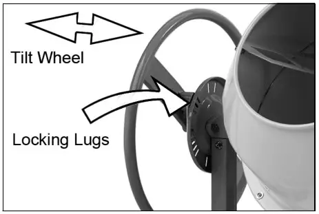 Clarke CCM125D 125L Concrete Cement Mixer - OPERATION 2