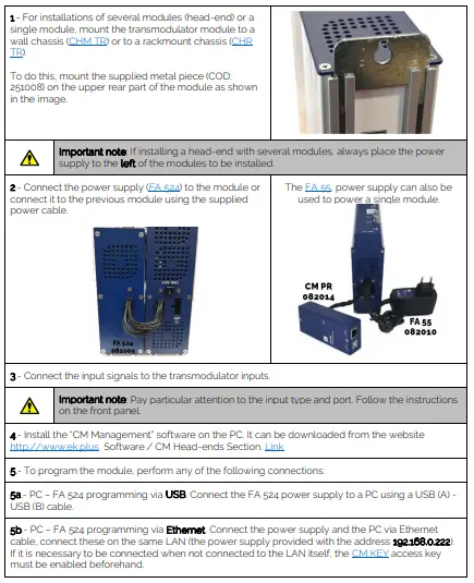 EKSELANS CM Multicast Transmodulator 3