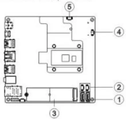 CHUWI CoreBox Pro Ice Lake Mini PC - Mainboard
