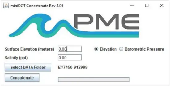 PME miniDOT - Concatenate