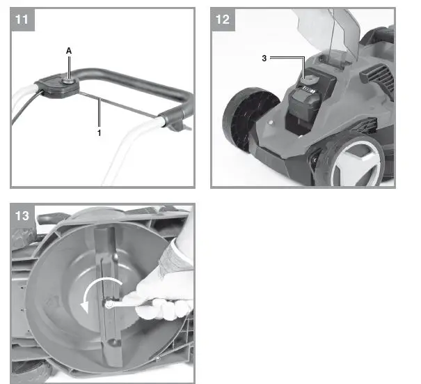 Einhell-GE-CM-18-Cordless-Lawn-Mower-11