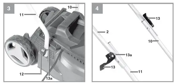 Einhell-GE-CM-18-Cordless-Lawn-Mower-4