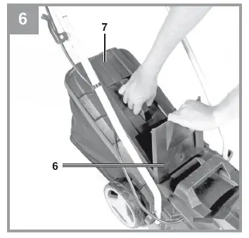 Einhell-GE-CM-18-Cordless-Lawn-Mower-6