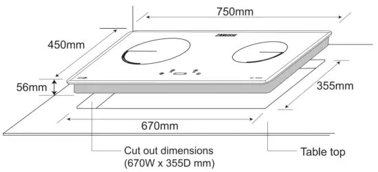 ZANUSSI ZIC B7800 Built In Induction Cooktop - fig11