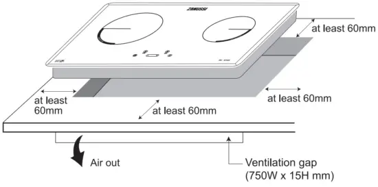 ZANUSSI ZIC B7800 Built In Induction Cooktop - fig12