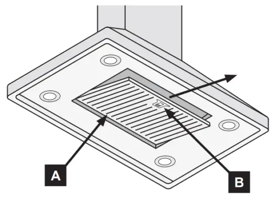 dacor DHI361 Island Wall Hoods - Removing the Filter