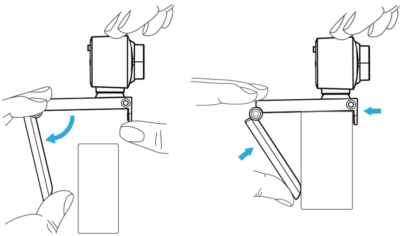 papalook PA452 Pro Webcam with Mic for Live Stream fig