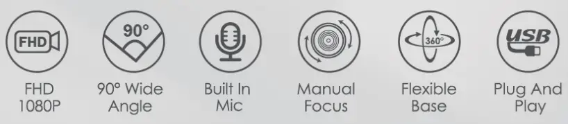 papalook PA452 Pro Webcam with Mic for Live Stream icon