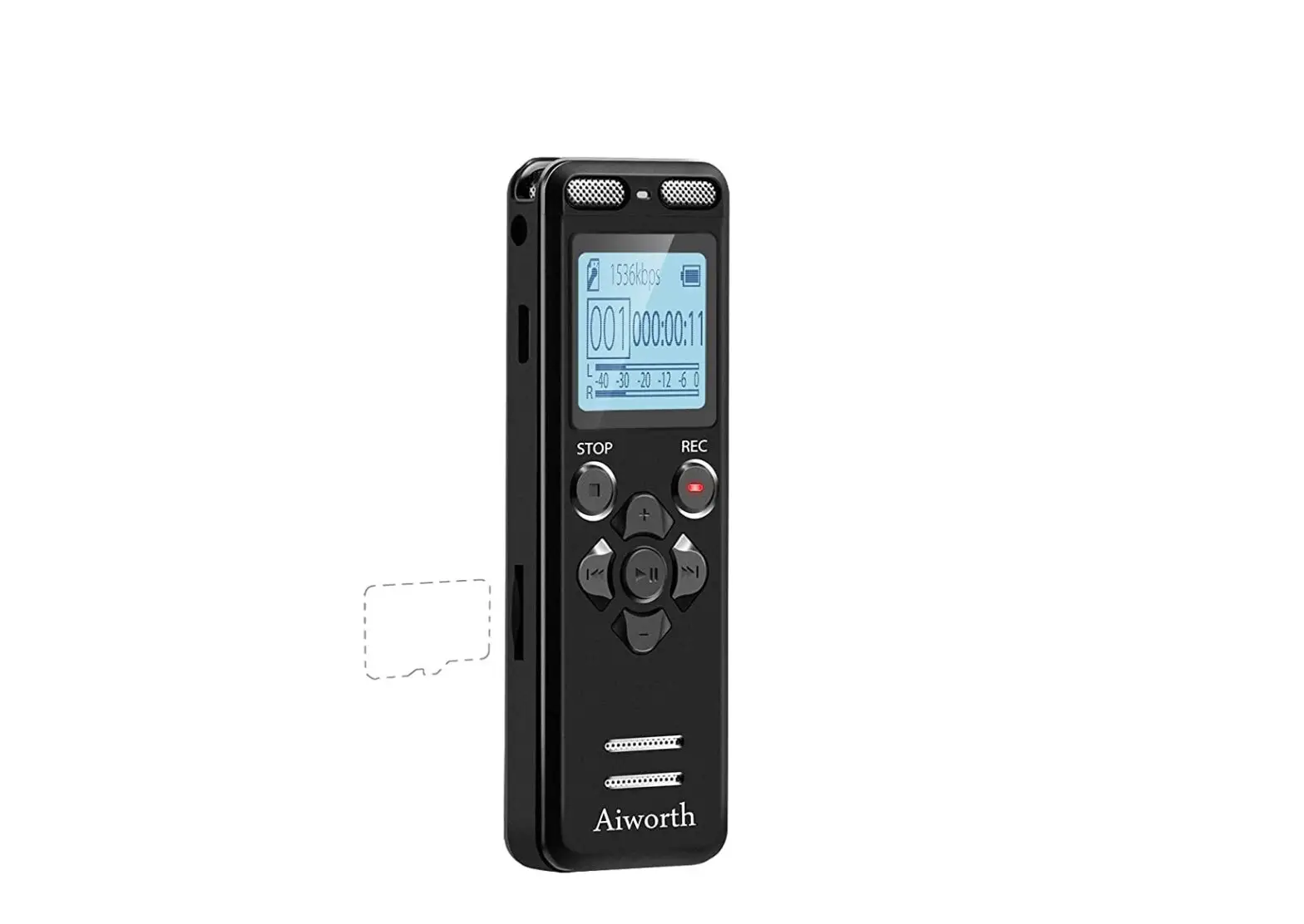 16gb Digital Voice Recorder Voice Activated Recorder For Lectures Meetings-instructions