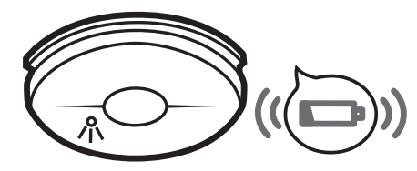 FireAngel SW1 Optical Smoke Alarm - LOW BATTERY WARNING