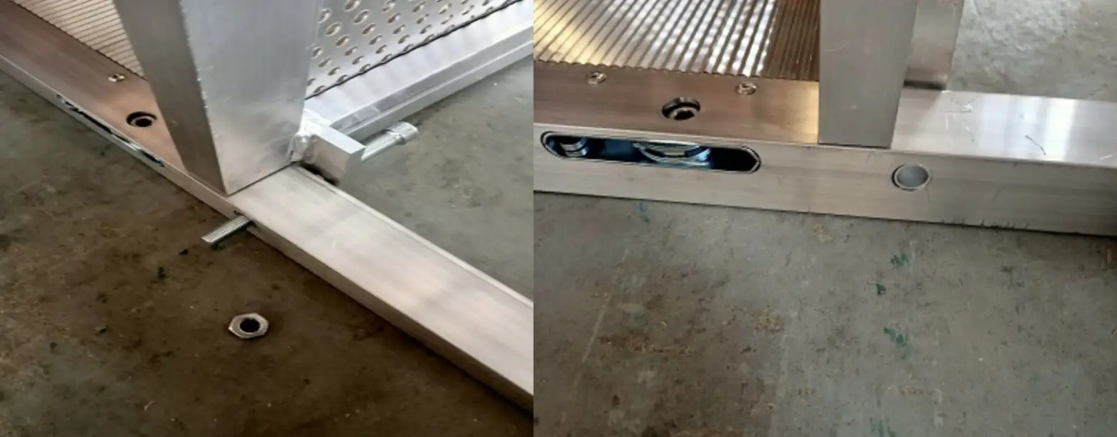 EVENT LIGHTING CB1G Crowd Barrier with Gate - Fig 1