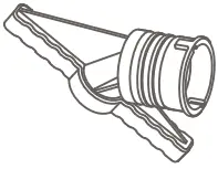 Using Round Brush OR Grout tool