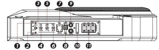 PYLE PLMRSBA10 Marine Grade Slim Active Subwoofer fig 2
