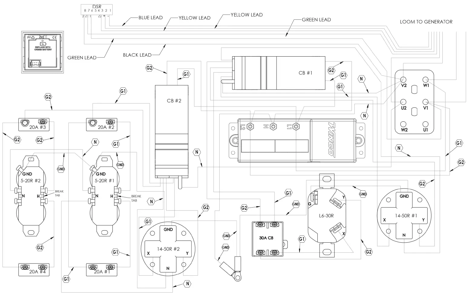 WINCO GENERATOR WL22000VE-A Electric Start Portable Generator-20