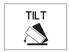 TESY CN 052 200 EI CLOUD W F Electric Panel Heater User Guide - Tip-over switch
