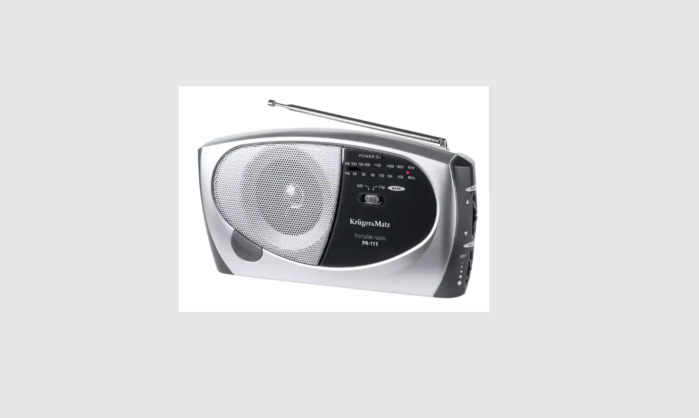 Kruger Matz Pr-111 Portable Radio Am/fm Owner's Manual