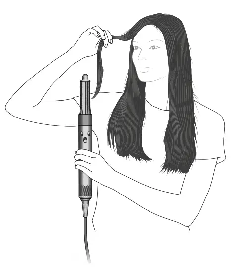 dyson N308C Airwrap Multi Styler Hair Curlier - Curling