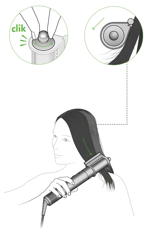 dyson N308C Airwrap Multi Styler Hair Curlier - Smoothing