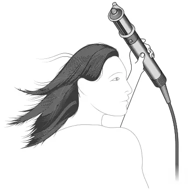 dyson N308C Airwrap Multi Styler Hair Curlier - dryer