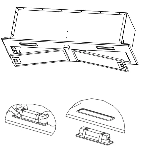 kleenmaid RHUC92 Fixed Under Mount Range Hood-13